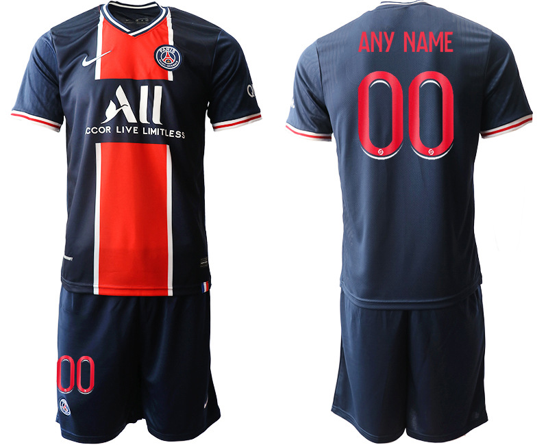 Men 2020-2021 club Paris St German home customized blue Soccer Jerseys1->paris st german jersey->Soccer Club Jersey
